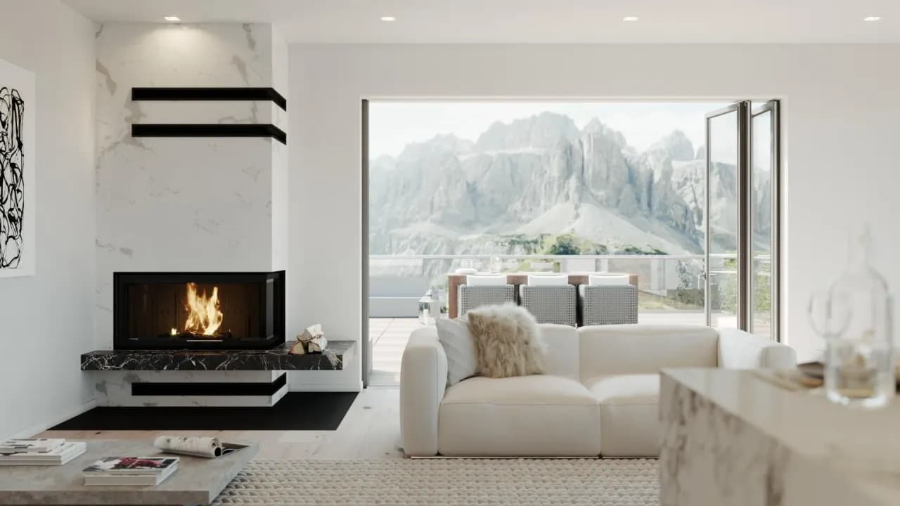 Czym obłożyć kominek w salonie, aby uniknąć błędów w aranżacji?